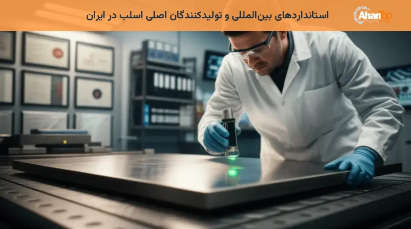 استانداردهای بین‌المللی و تولیدکنندگان اصلی اسلب در ایران