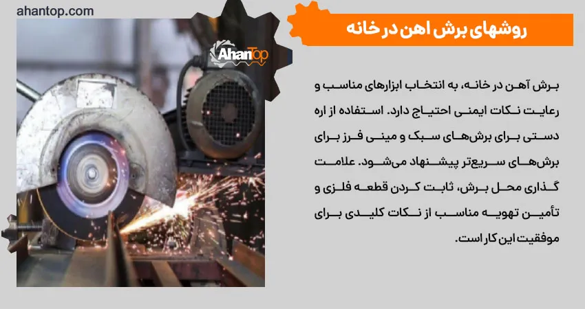 روشهای برش اهن در خانه 